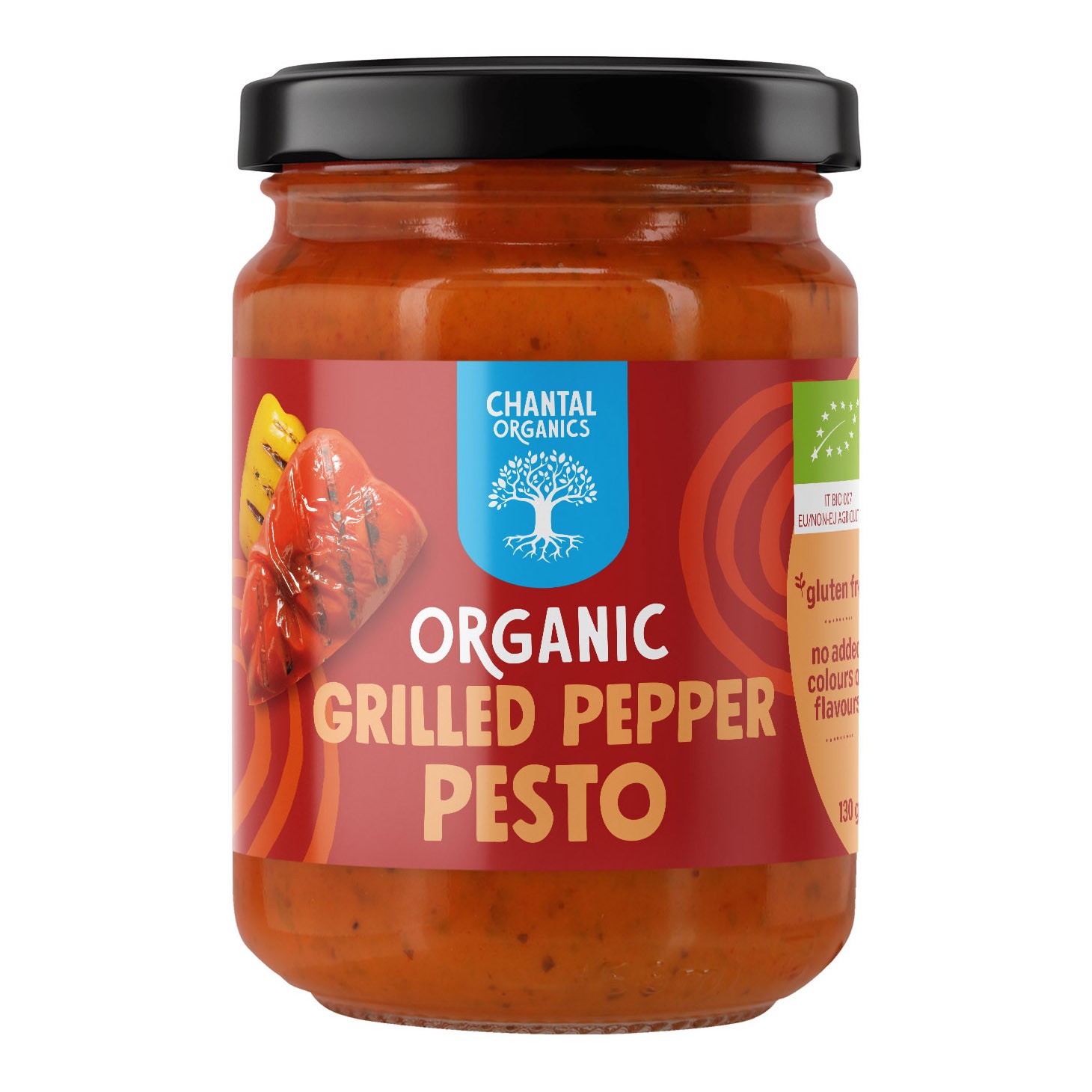 Chantal Organics Grilled Pepper Pesto 130g