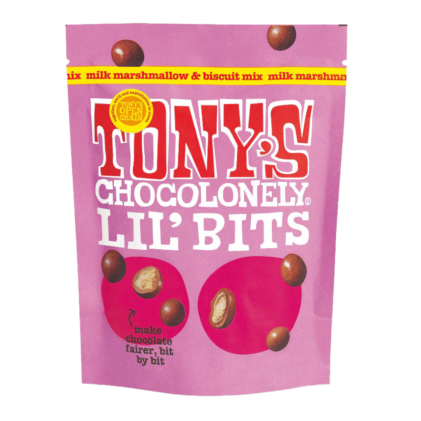 Tony's Chocolonely Lil' Bits Milk Chocolate S'Mores Mix 120g
