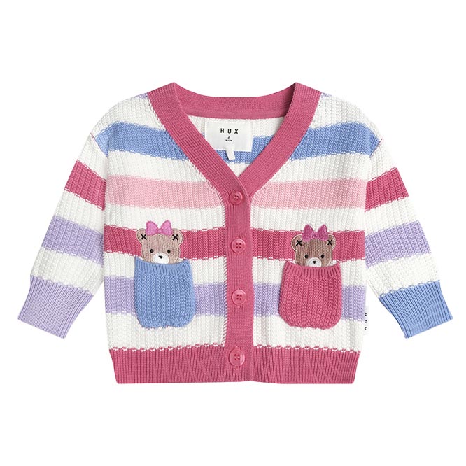 Huxbaby Peekaboo Huxette Knit Cardi 3-5Y