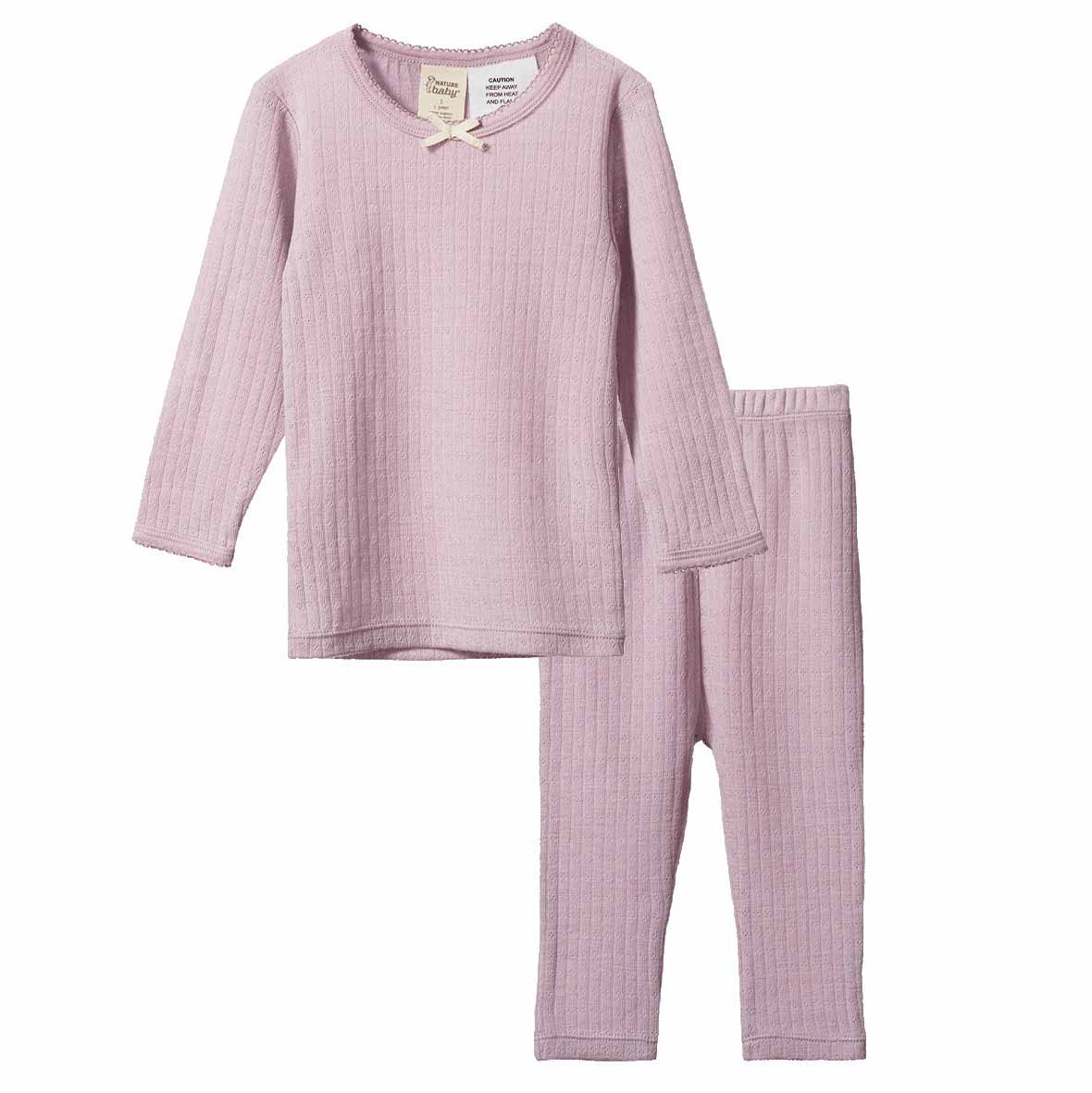 Nature Baby Mer Ess 2Pc Pyjamas Pointelle 1-2Y1-2Y