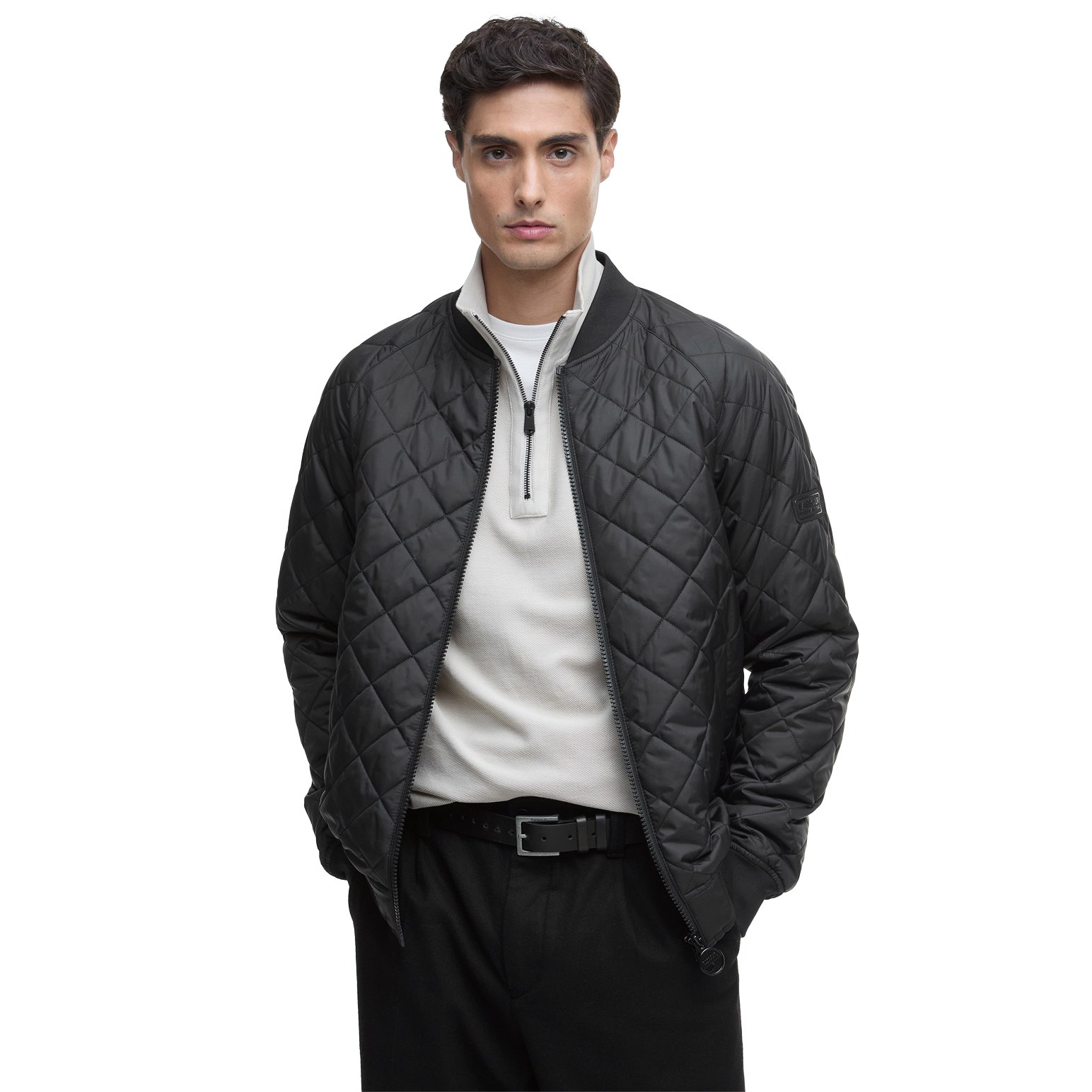 Barbour International Harfell Quilted Bomber Jacket
