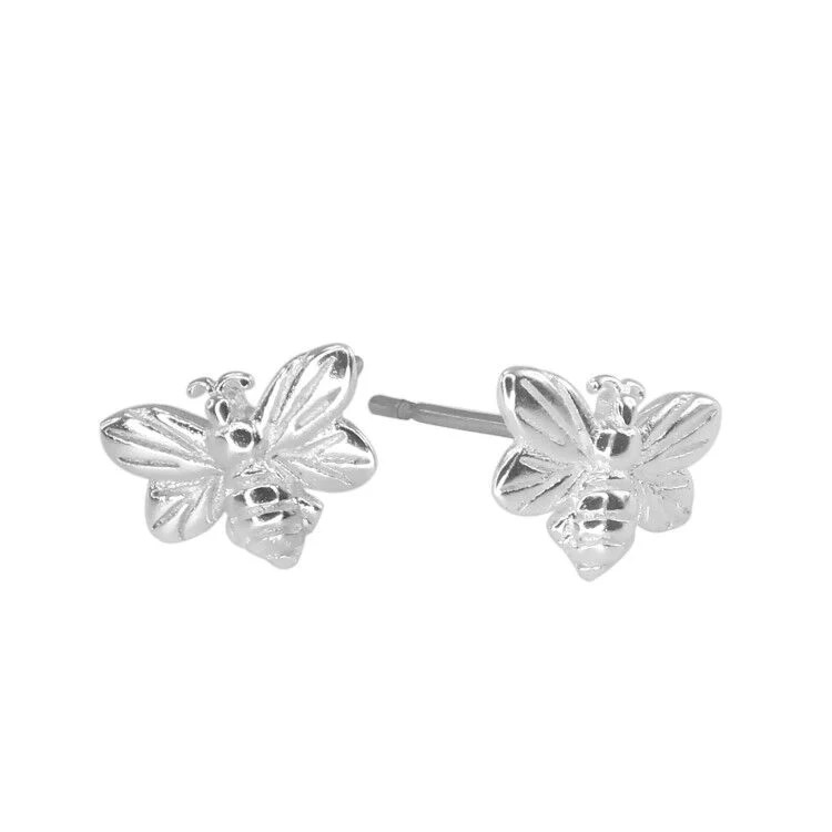 Little Taonga Honey Bee Studs Silver