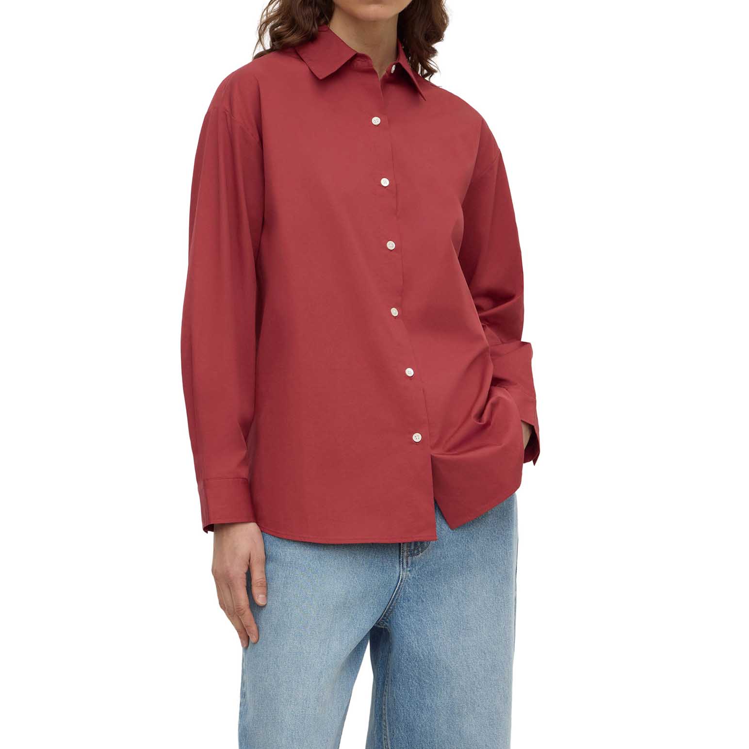 Assembly Label Micha Poplin L/S Shirt Raisin