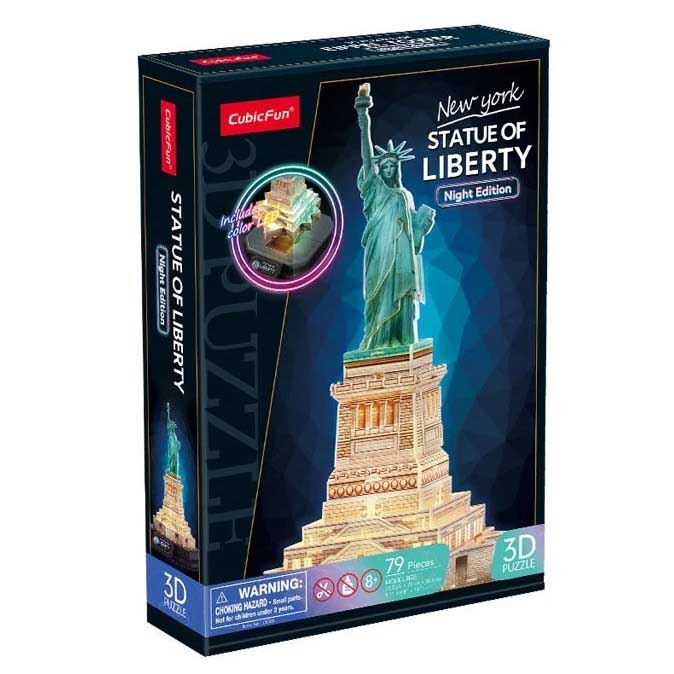 CubicFun Statue of Liberty Night Edition 3D Puzzle