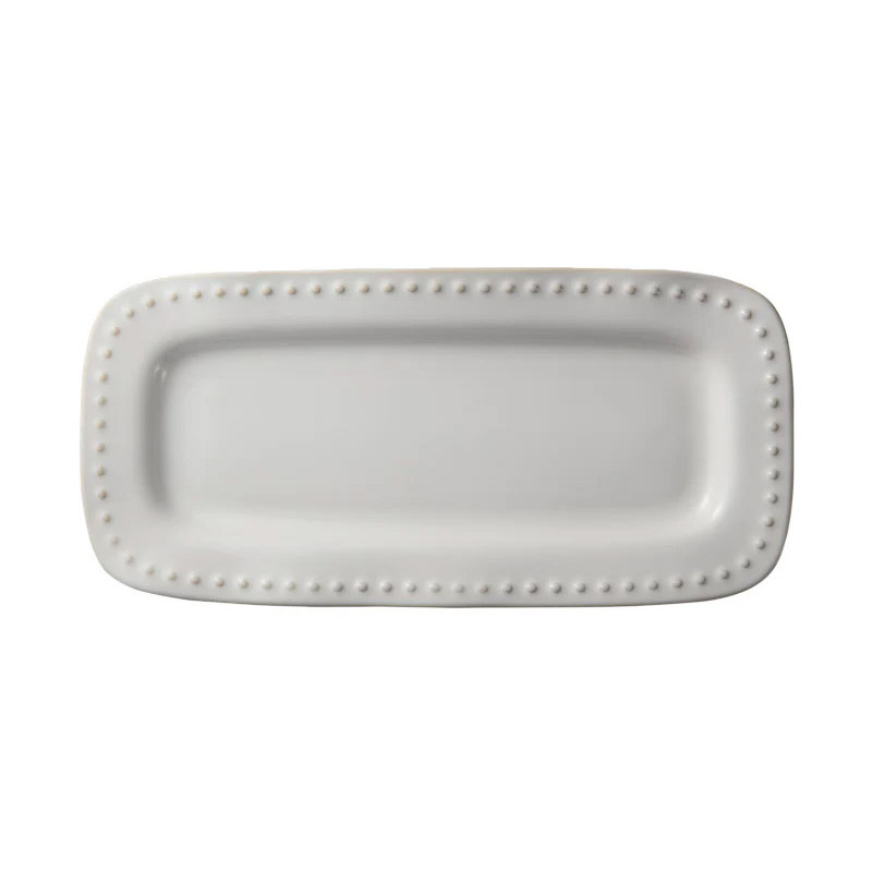 Casa Domani Punto Rectangular Rim Platter 33x16cm