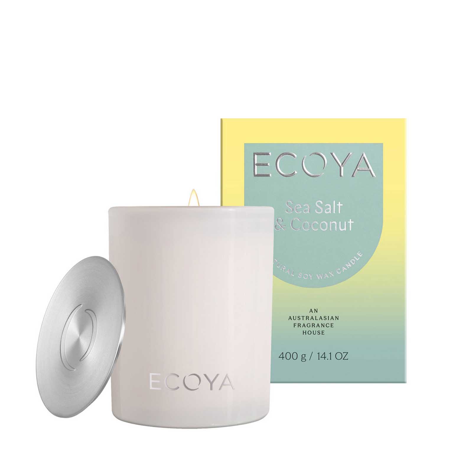ECOYA Sea Salt & Coconut Madison Candle 400g