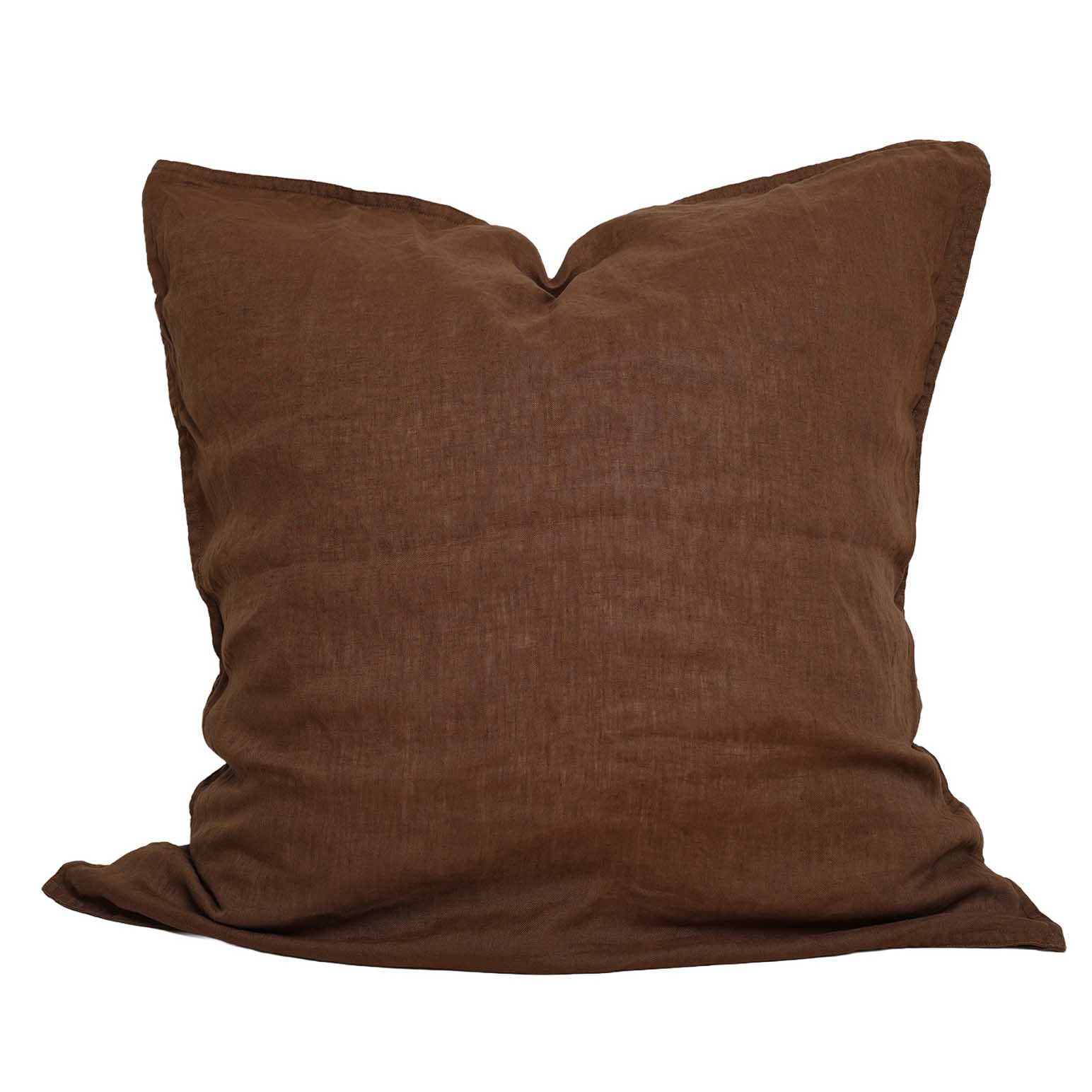 Home Lab 100% French Flax Linen Euro Pillowcase