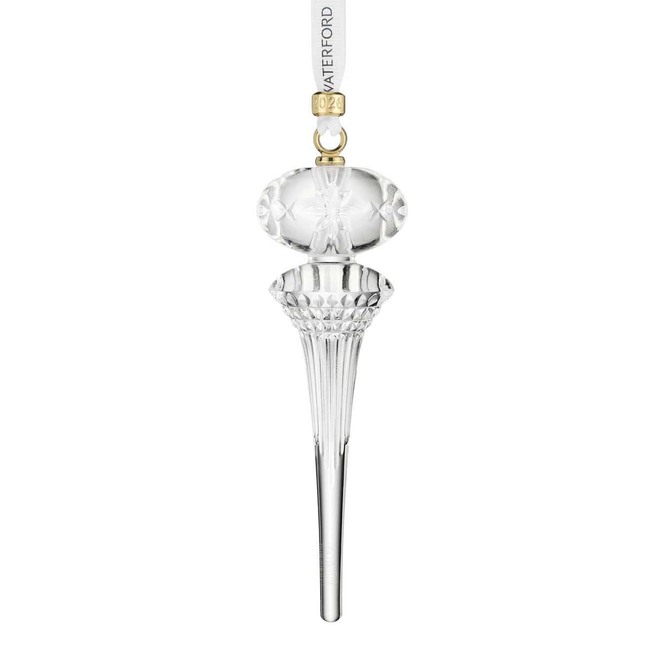 Waterford Giftwarewf Crystal Ornament~26 Ann Icicle Orn