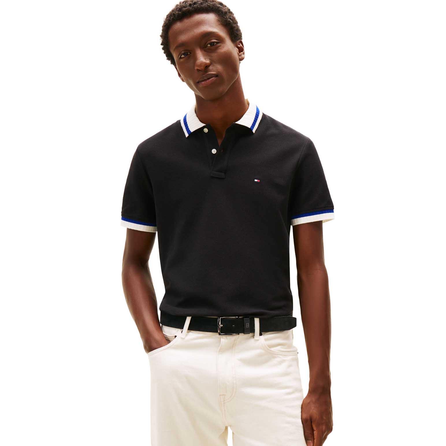 Tommy Hilfiger Collar & Cuff Interest Reg Polo