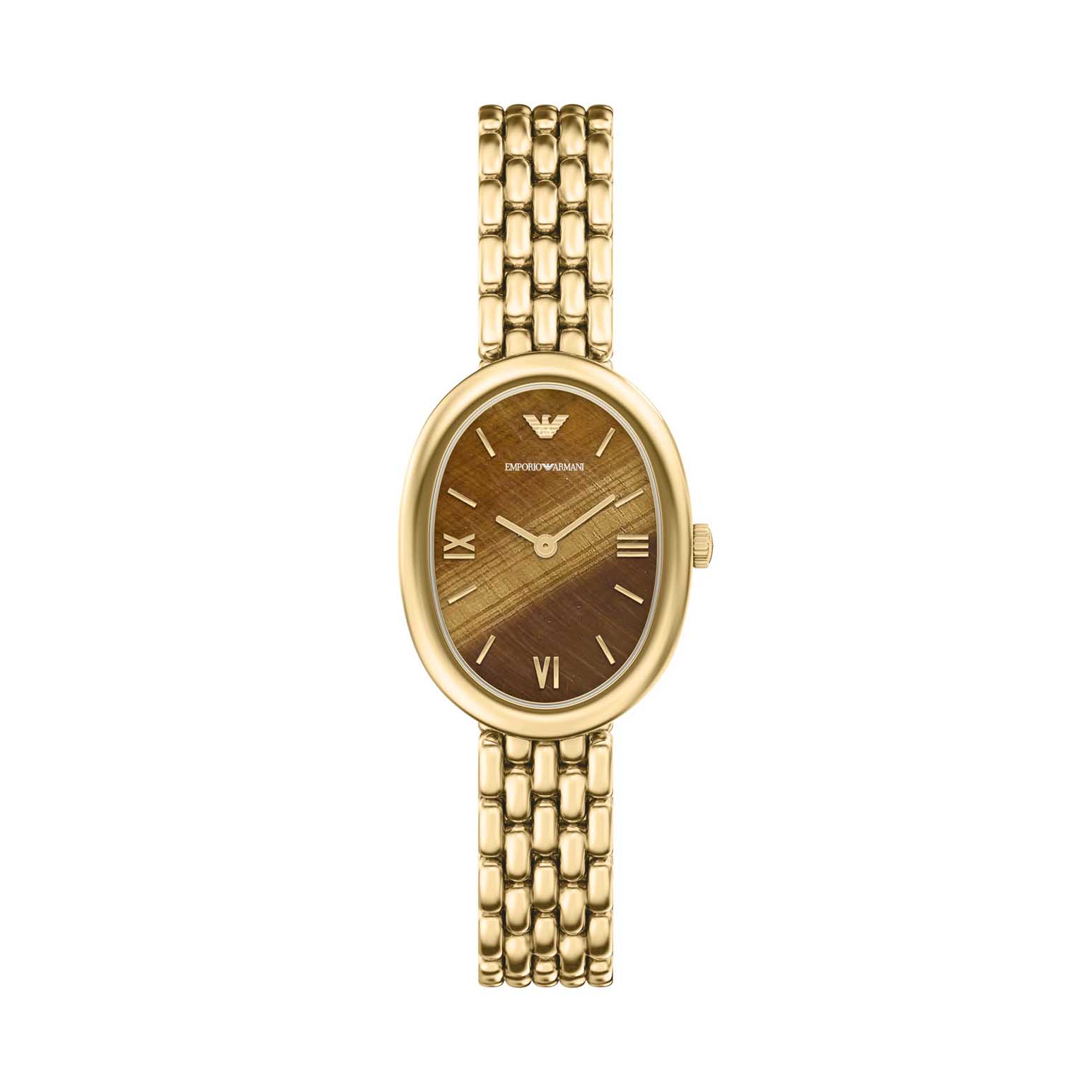 Emporio Armani Sinfonia Two-Hand Gold-Tone Stainless Steel Watch