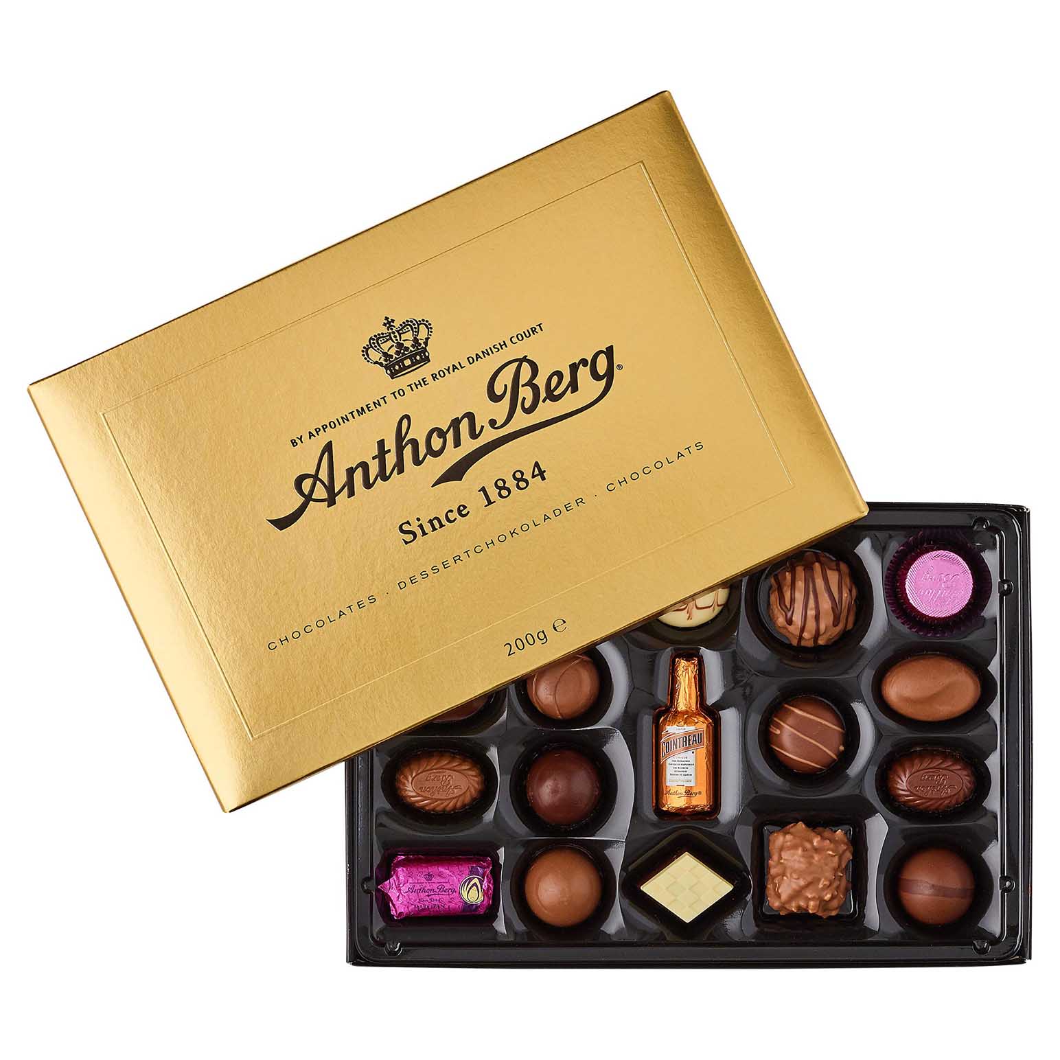Anthon Berg Gold Assorted Chocolates Gift Box 200g