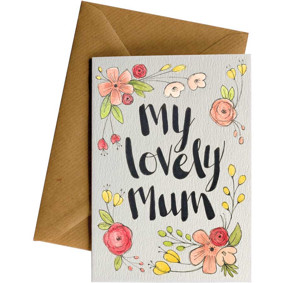 Little Difference Lovely Mum Flowers Card