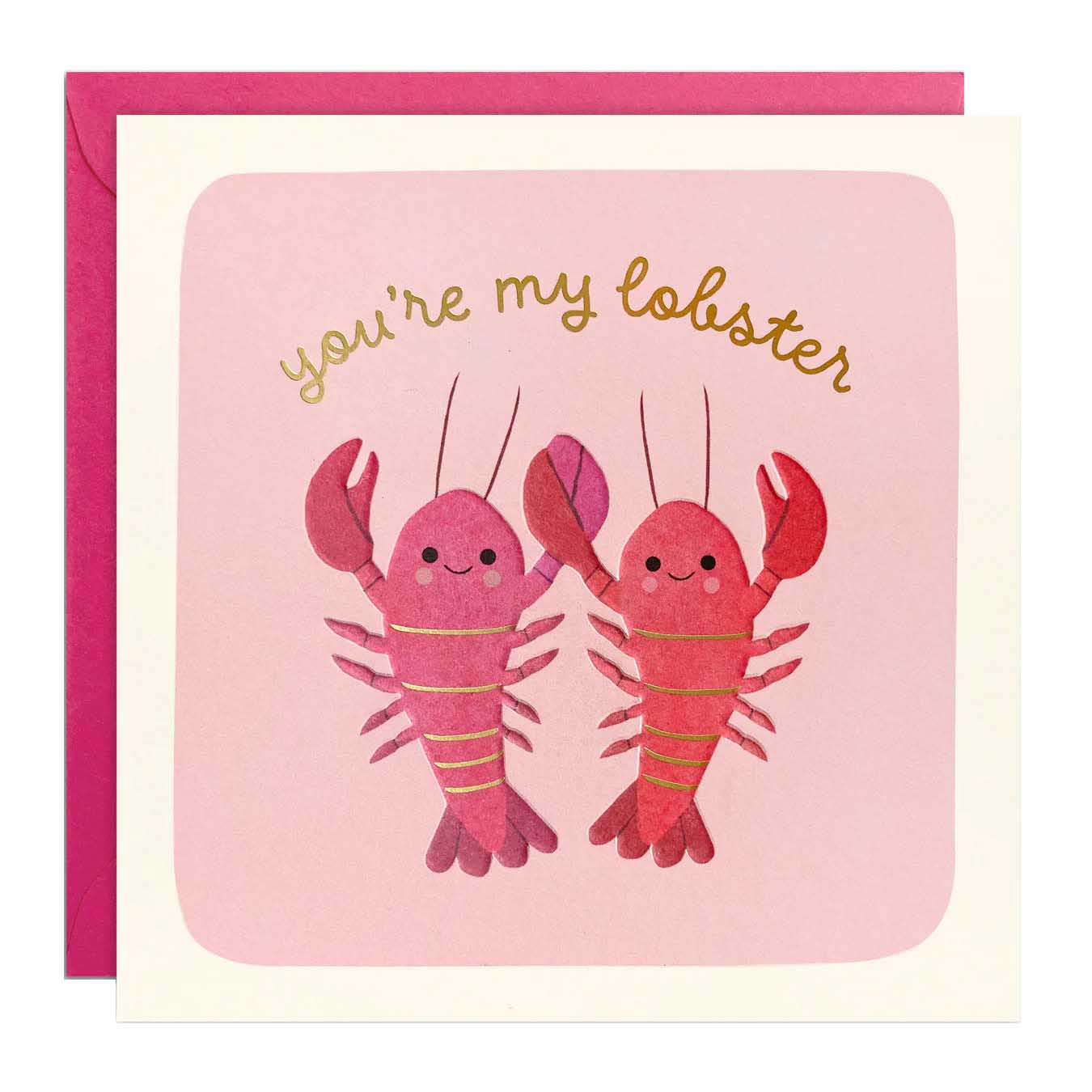 James Ellis Stevens You're My Lobster Valentine's Card