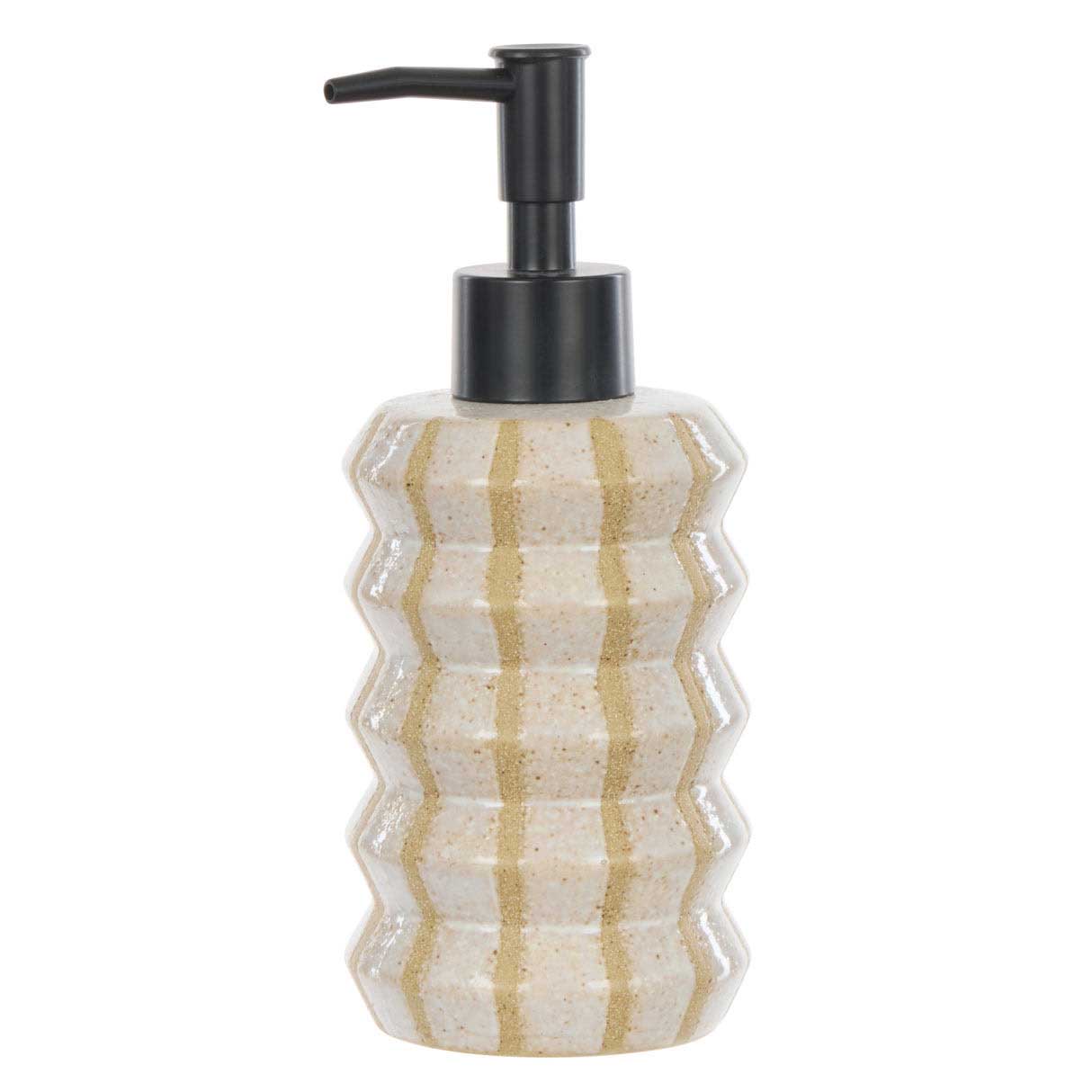 Amalfi Pippin Soap Dispenser - White & Natural