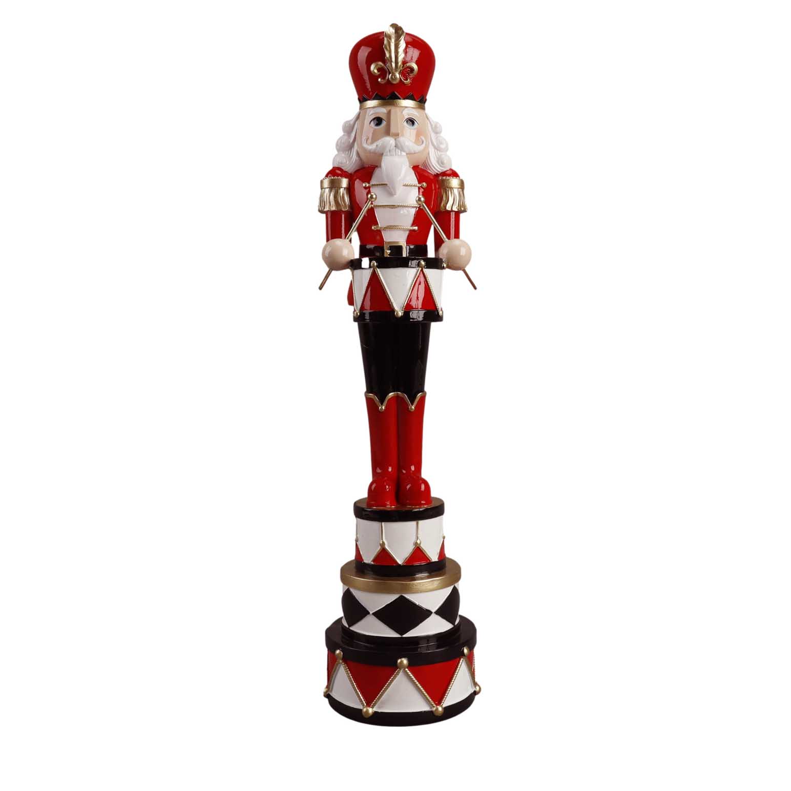 Resin Nutcracker With Drum 46cm/18Inch