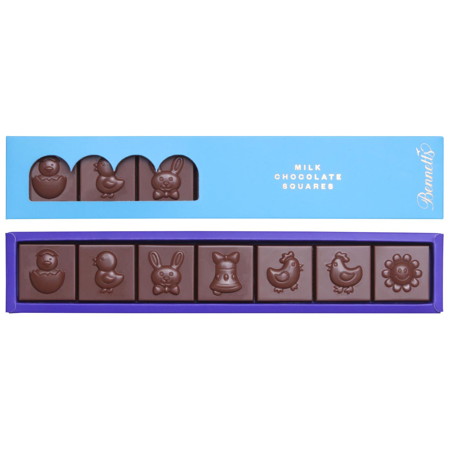 Bennetts of Mangawhai Milk Chocolate Easter Squares 50g