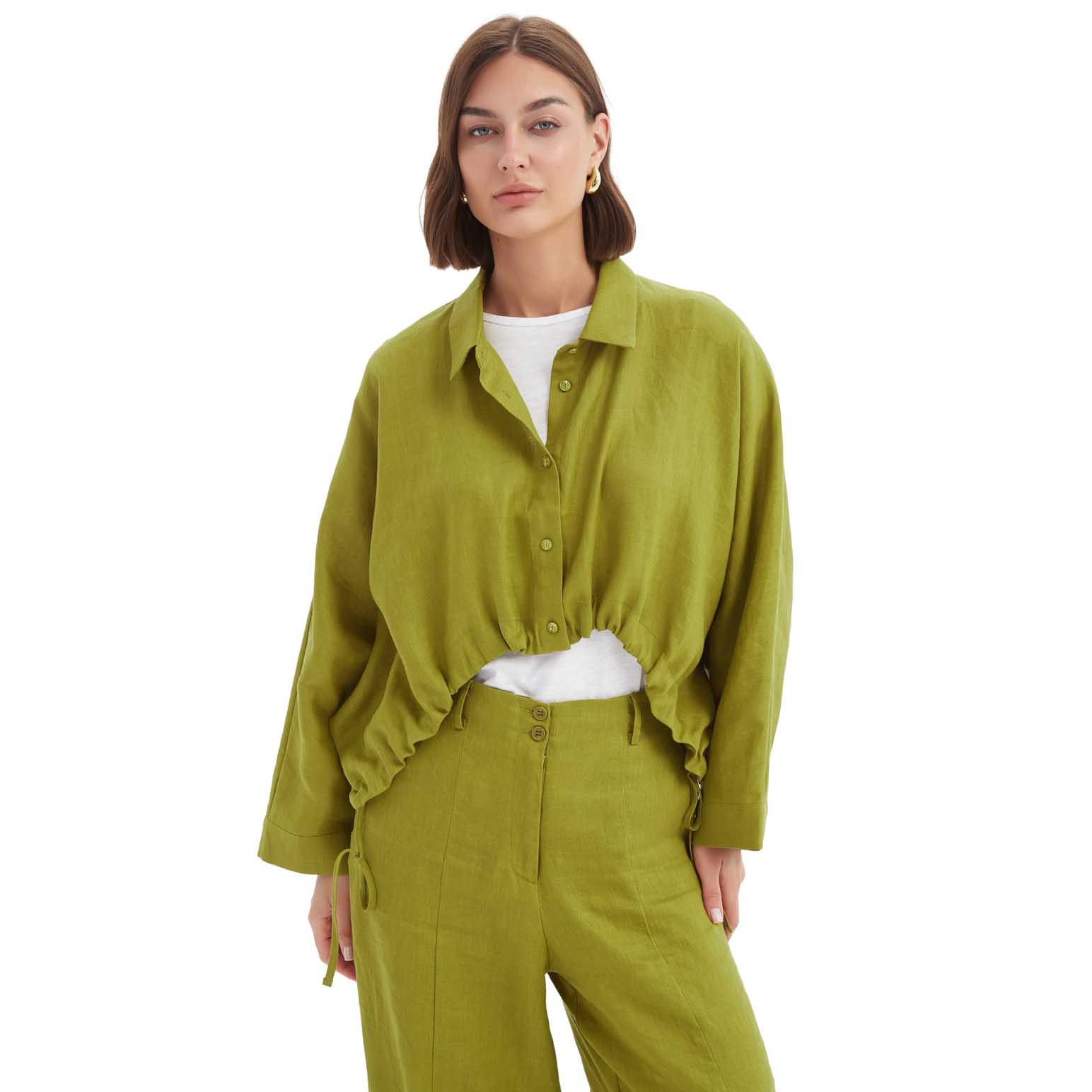 TIRELLI Wide Crop Overshirt