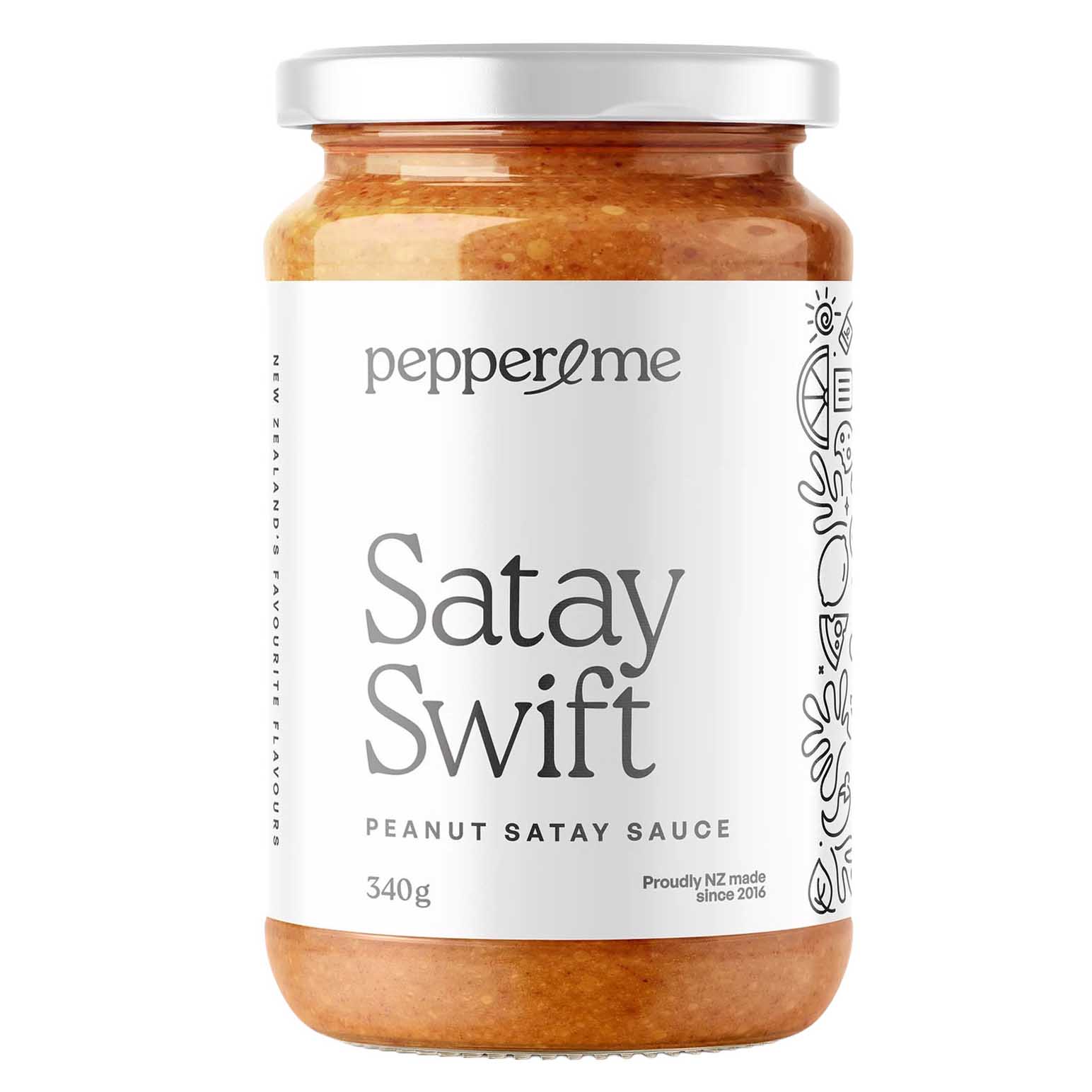 Pepper & Me Satay Swift Peanut Satay Sauce 280g