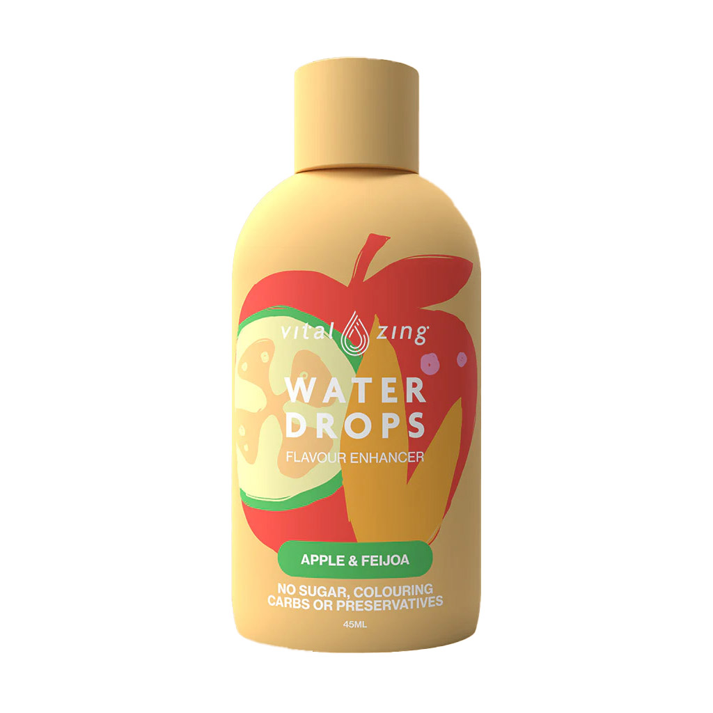 Vital Zing Water Drops Apple & Feijoa 45ml