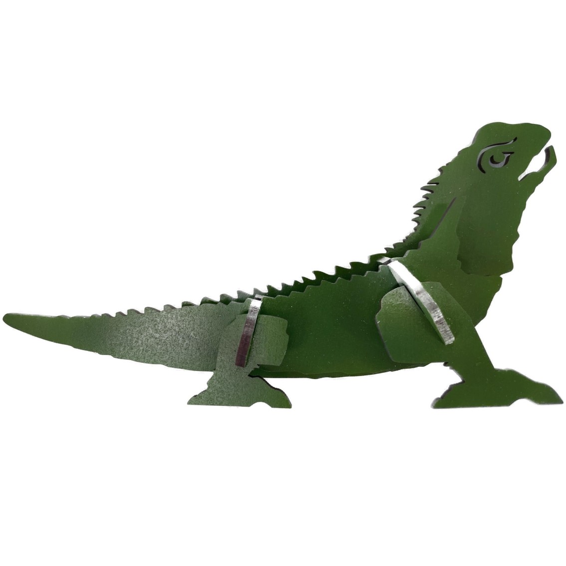 Abstract Designs Wall Tuatara A4 Green