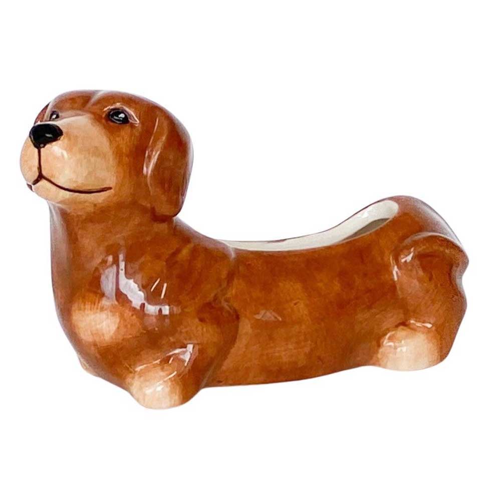 Urban Products Cute Dachshund Planter Brown 20cm