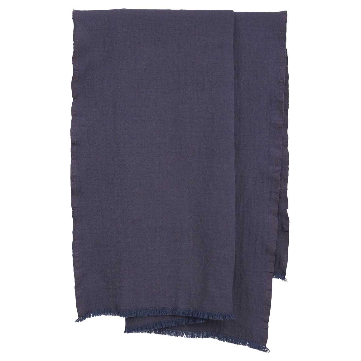 Città Oslo Lambswool Throw Oxford Blue/Lupin 140x180cm