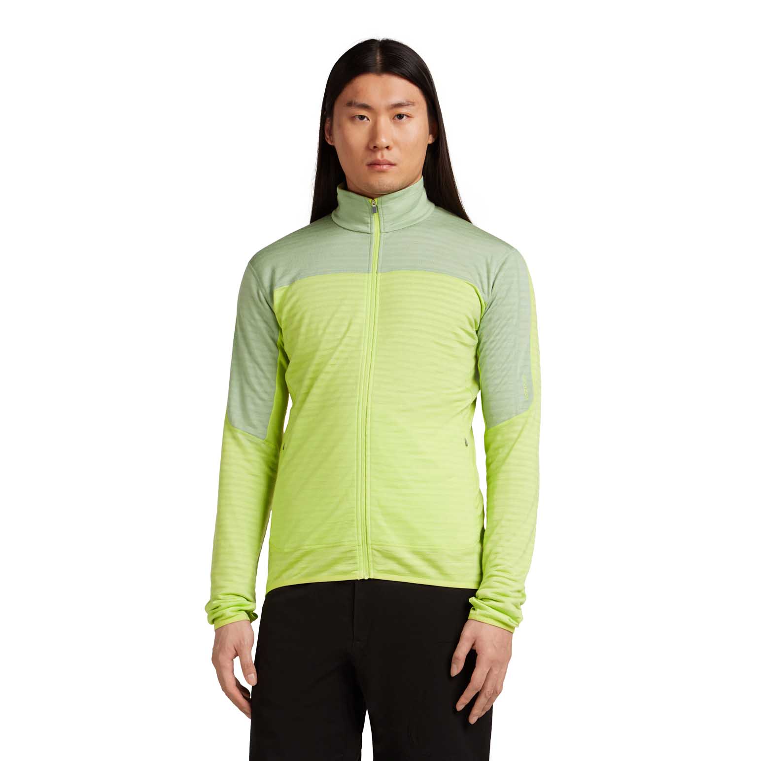 Icebreaker M Merino Blend 300 RealFleece Descender LS Zip