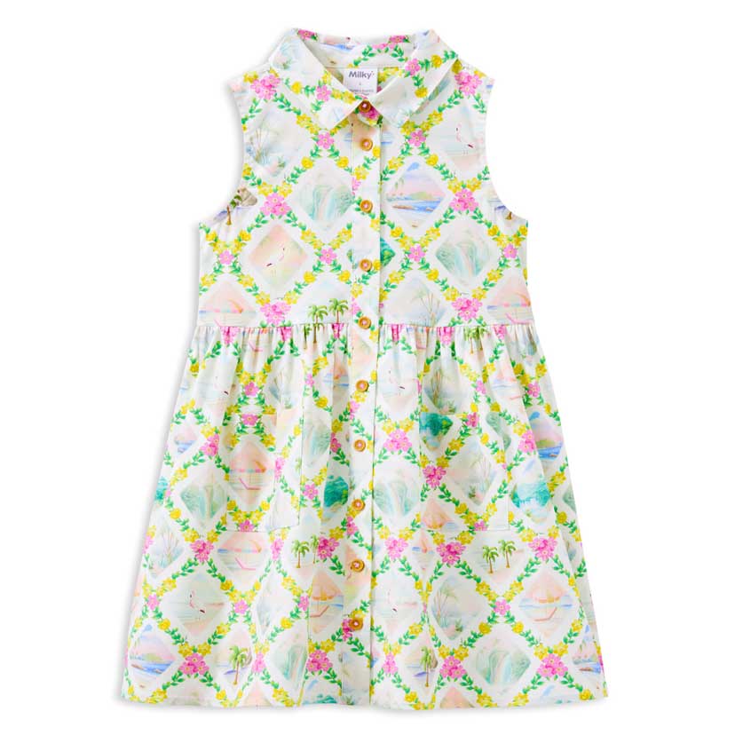 Milky Aloha Dress