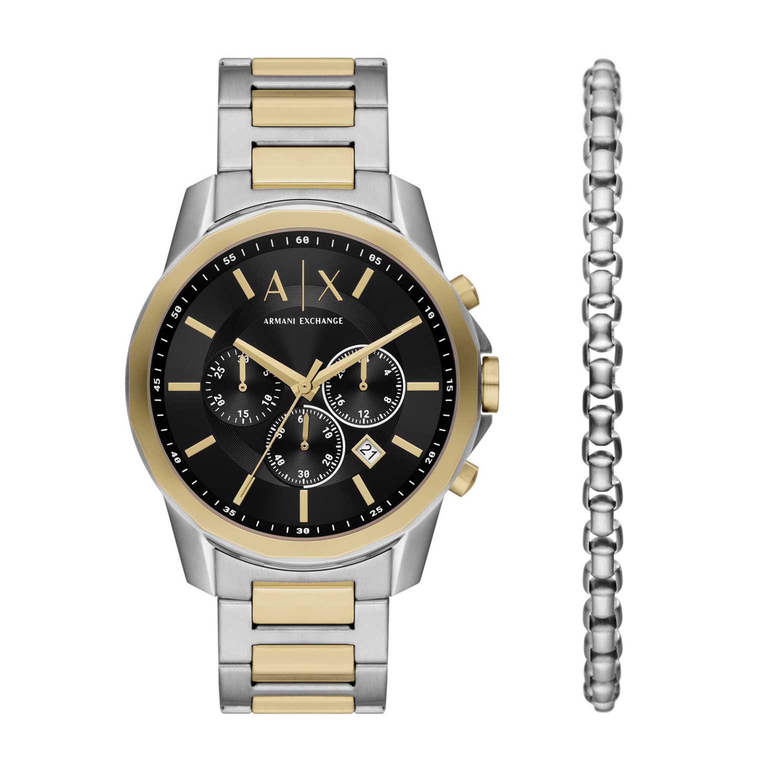 Armani Exchange Watch And Bracelet Set AX7148Set