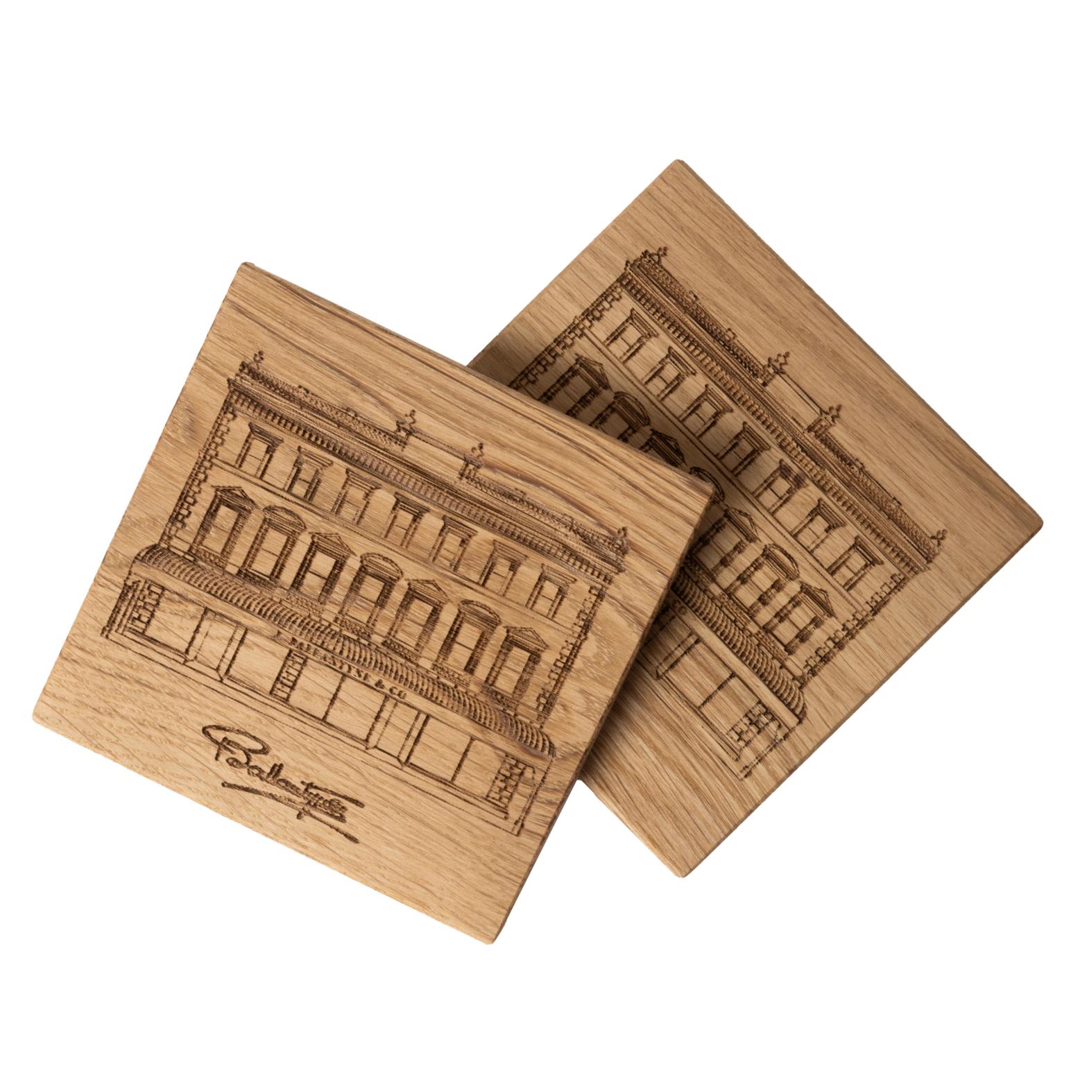 Ballantynes 2 Oak Coasters