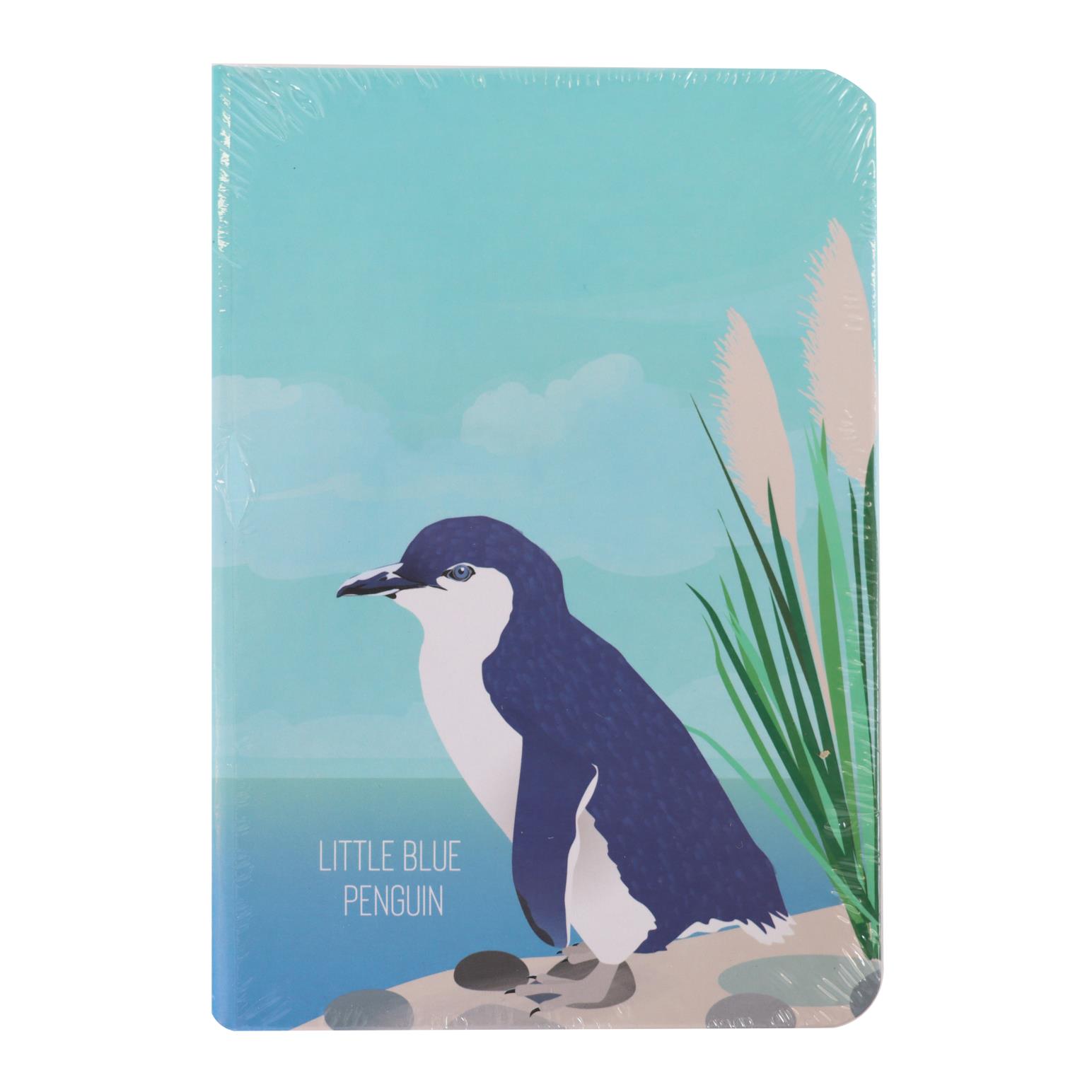 Kereru Design New Zealand Korora / Blue Penguin A6 Notebook