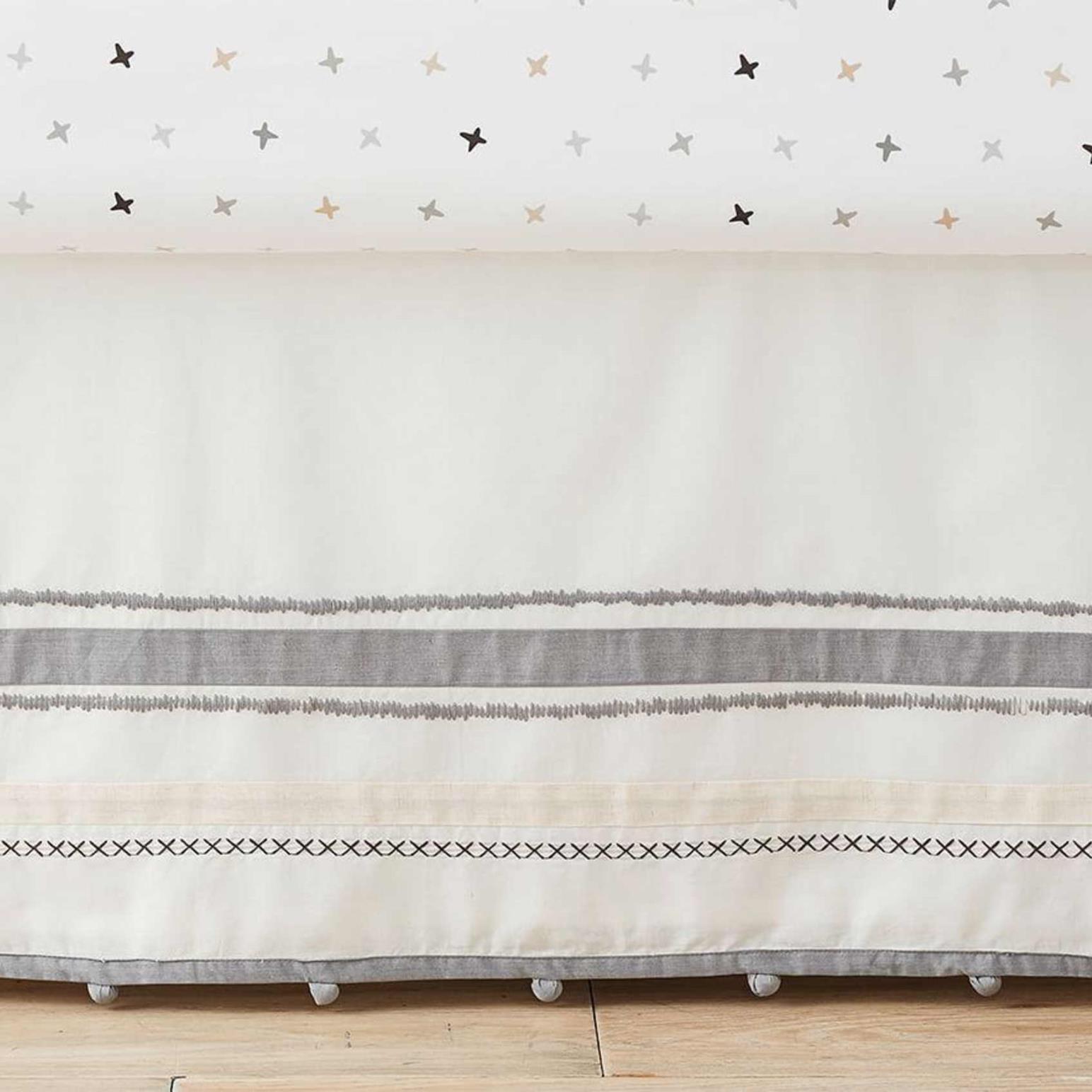 Pottery Barn Kids Rowan Crib Skirt Cribskirt