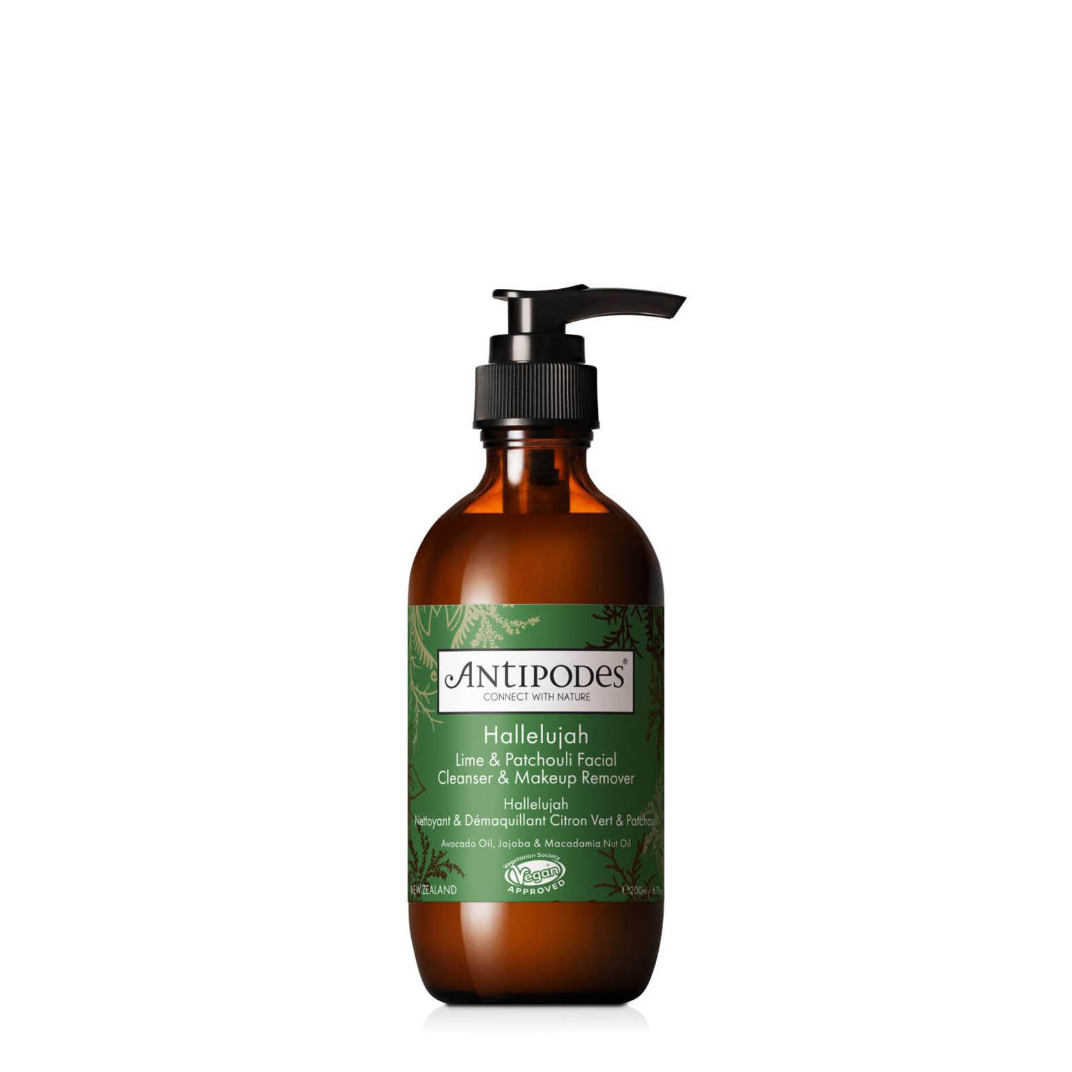 Antipodes Hallelujah Lime & Patchouli Cleanser & Makeup Remover 200ml