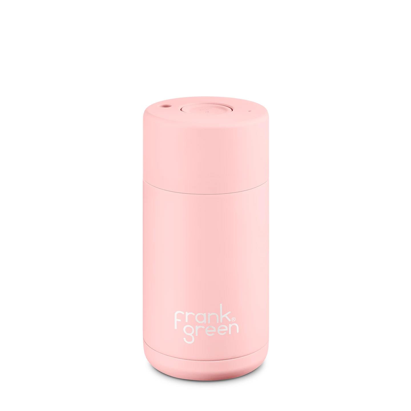 frank green 12oz Ceramic Reusable Cup with Push Button Lid