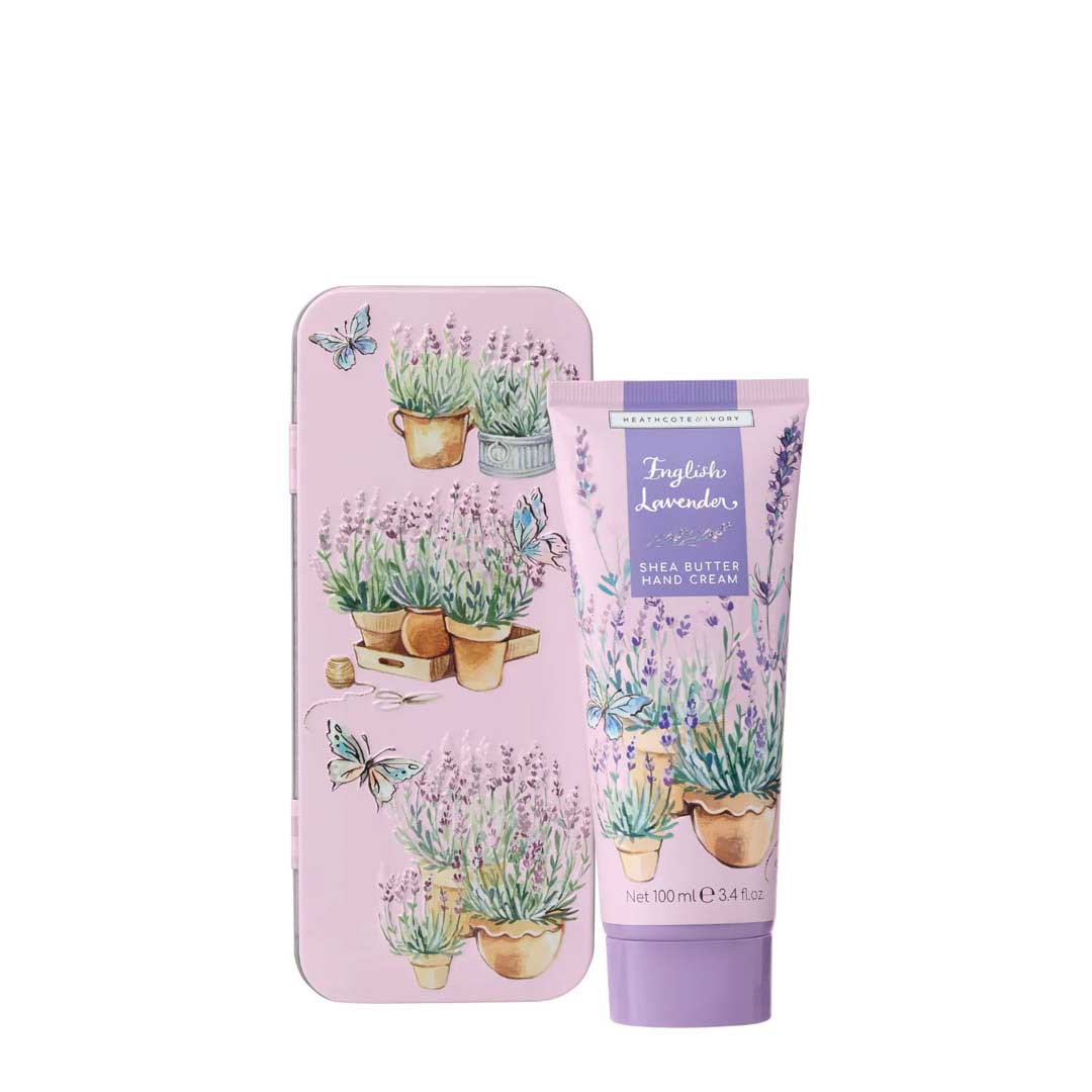 Heathcote & Ivory English Lavender Hand Cream In Tin