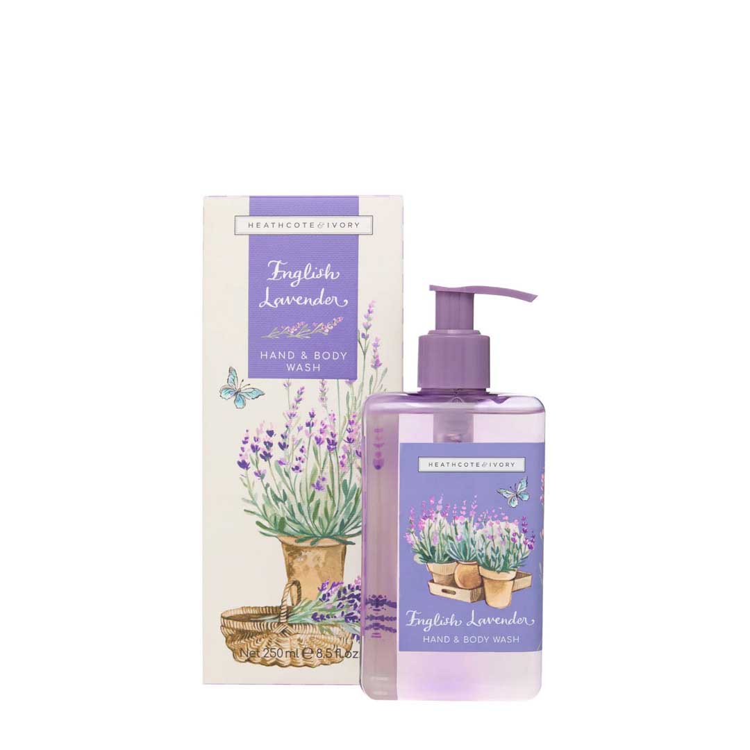 Heathcote & Ivory English Lavender Hand & Body Wash 250ml