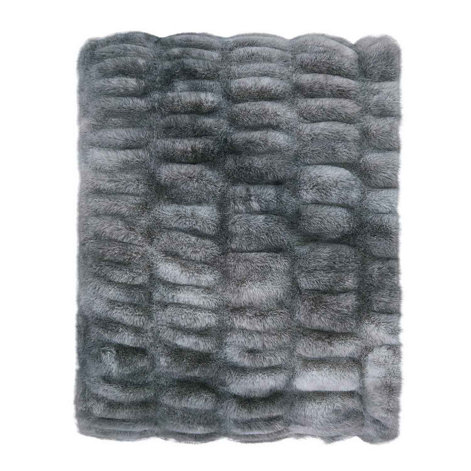 Top Drawer Luxe Rabbit Cushion 600Gsm Tie-Dyed Fur - 45x45cm With Inner