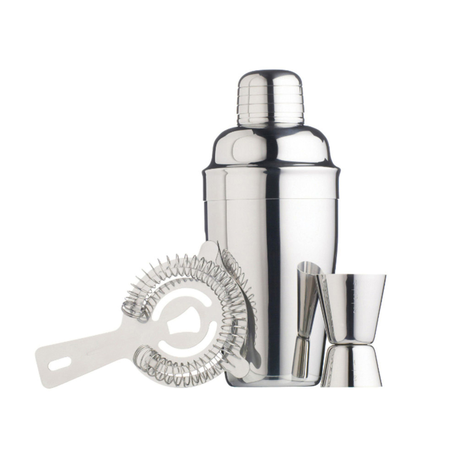 Barcraft Cocktail Gift Set 3Pc Stainless Steel