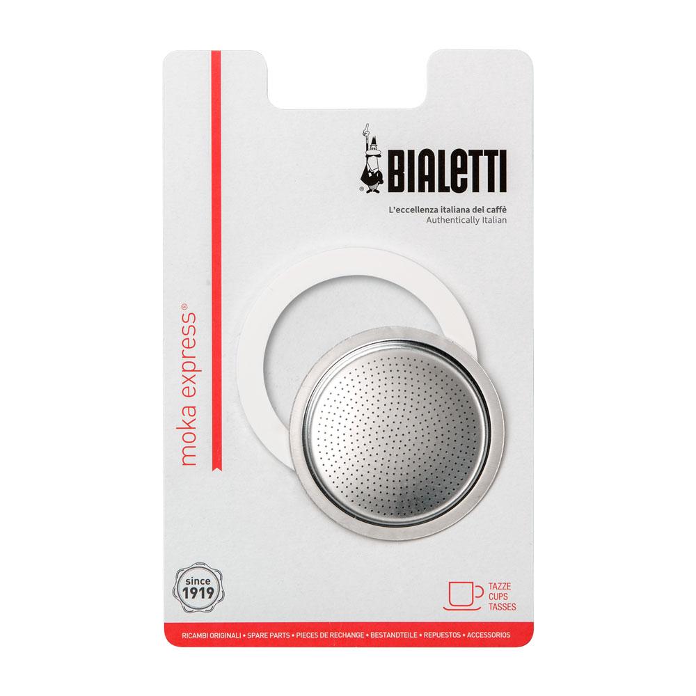 Bialetti 1 Silicone Ring/Filter Pk Alum 2 Cup