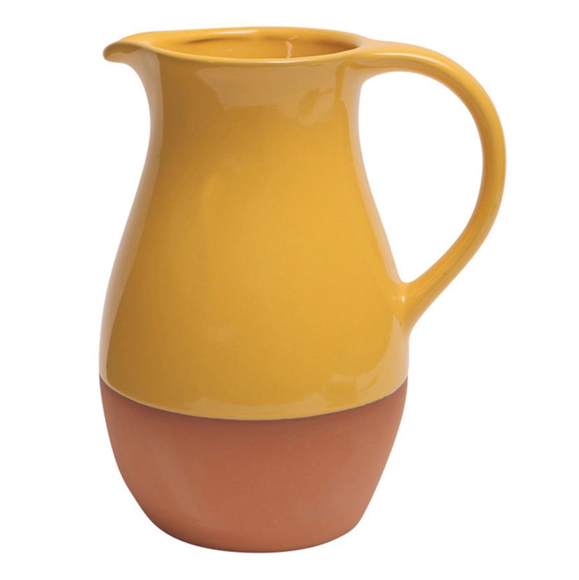 Dexam Sintra Glazed Terracotta Jug - Ochre