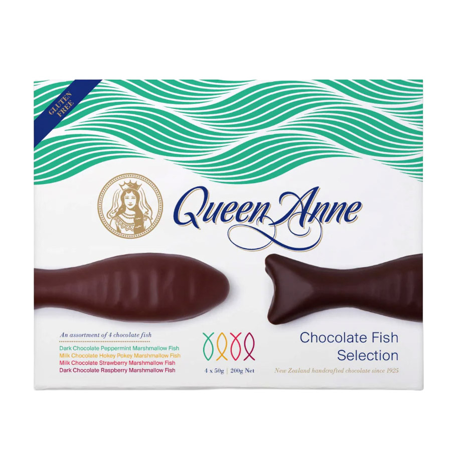 Queen Anne Chocolate Fish Selection 200g