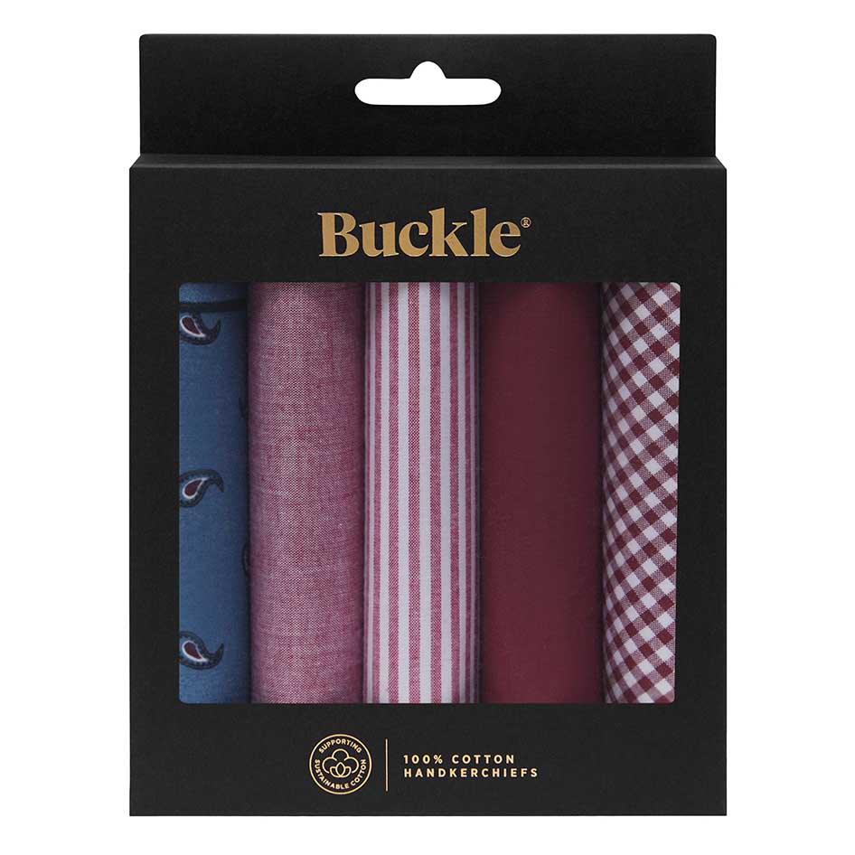 Buckle Handkerchiefs - 5 Pack