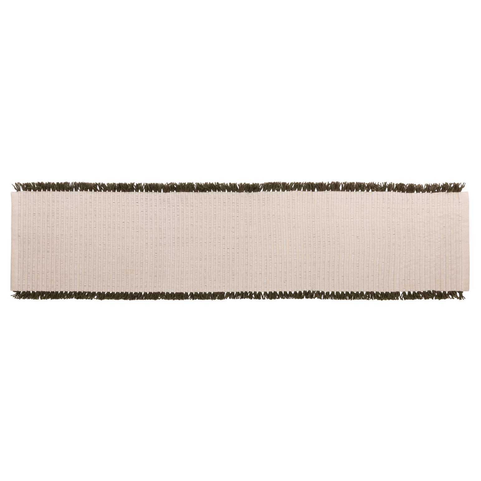 Amalfi Isla Fringe Table Runner - Green
