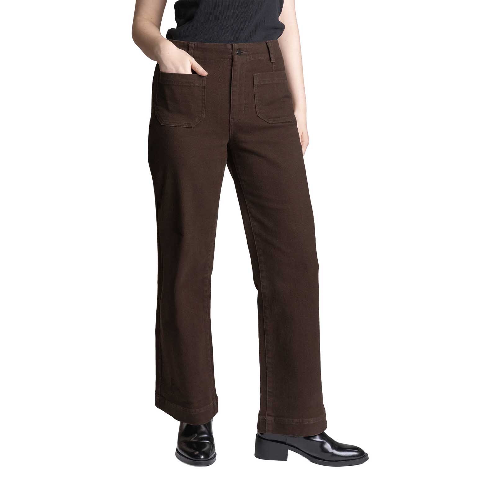 Vassalli Wide Leg Ankle Grazer Jean