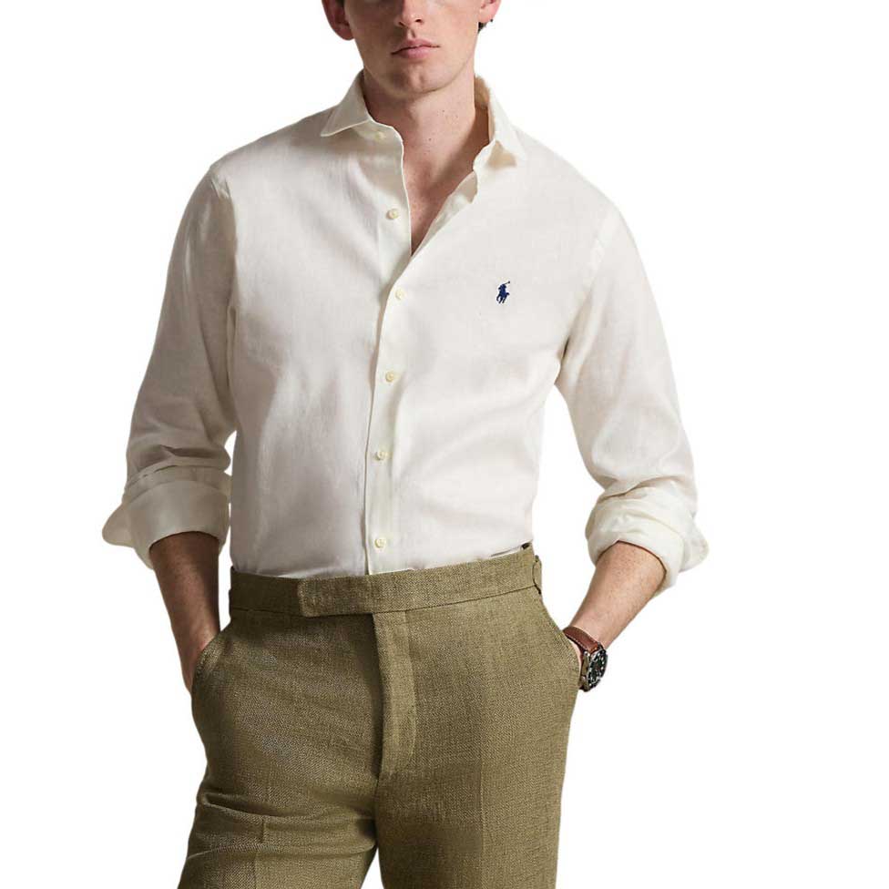 Polo Ralph Lauren Custom Fit Linen-Blend Shirt