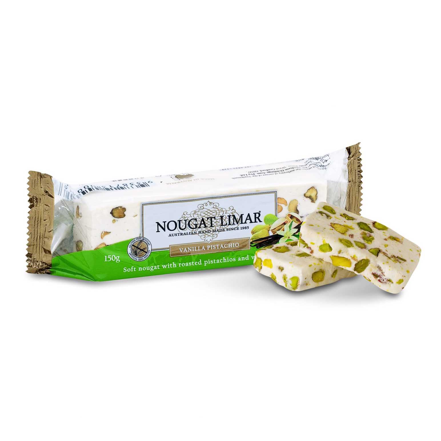 Nougat Limar Logs Vanilla Pistachio 150g
