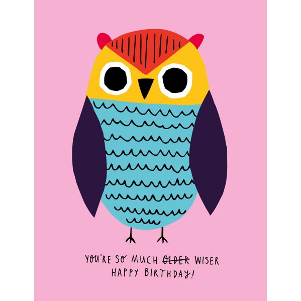 Wiser Owl Card