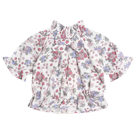 Huxbaby Strawberry Garden Pussybow Blouse