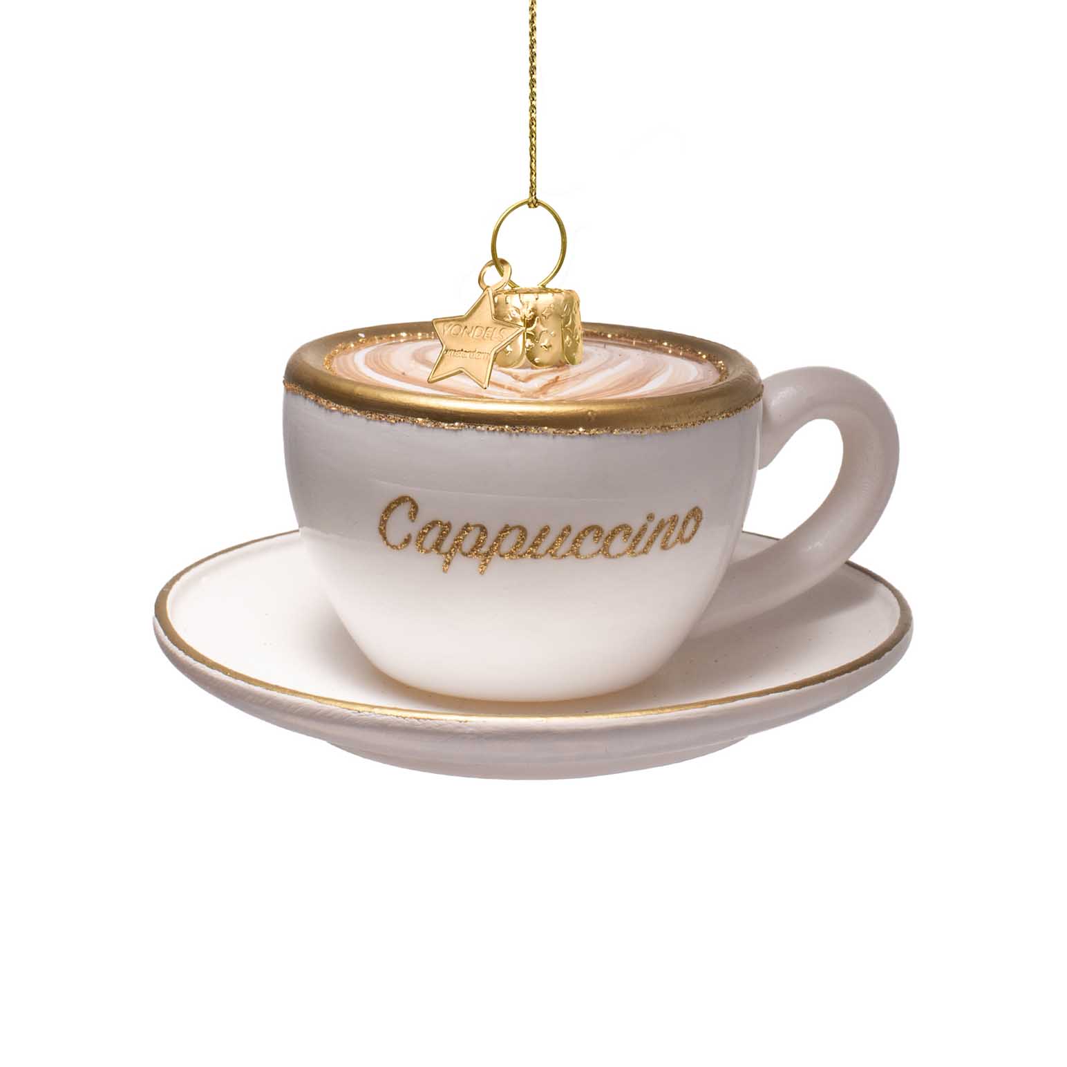 Vondels Ornament Glass Cappuccino 5cm