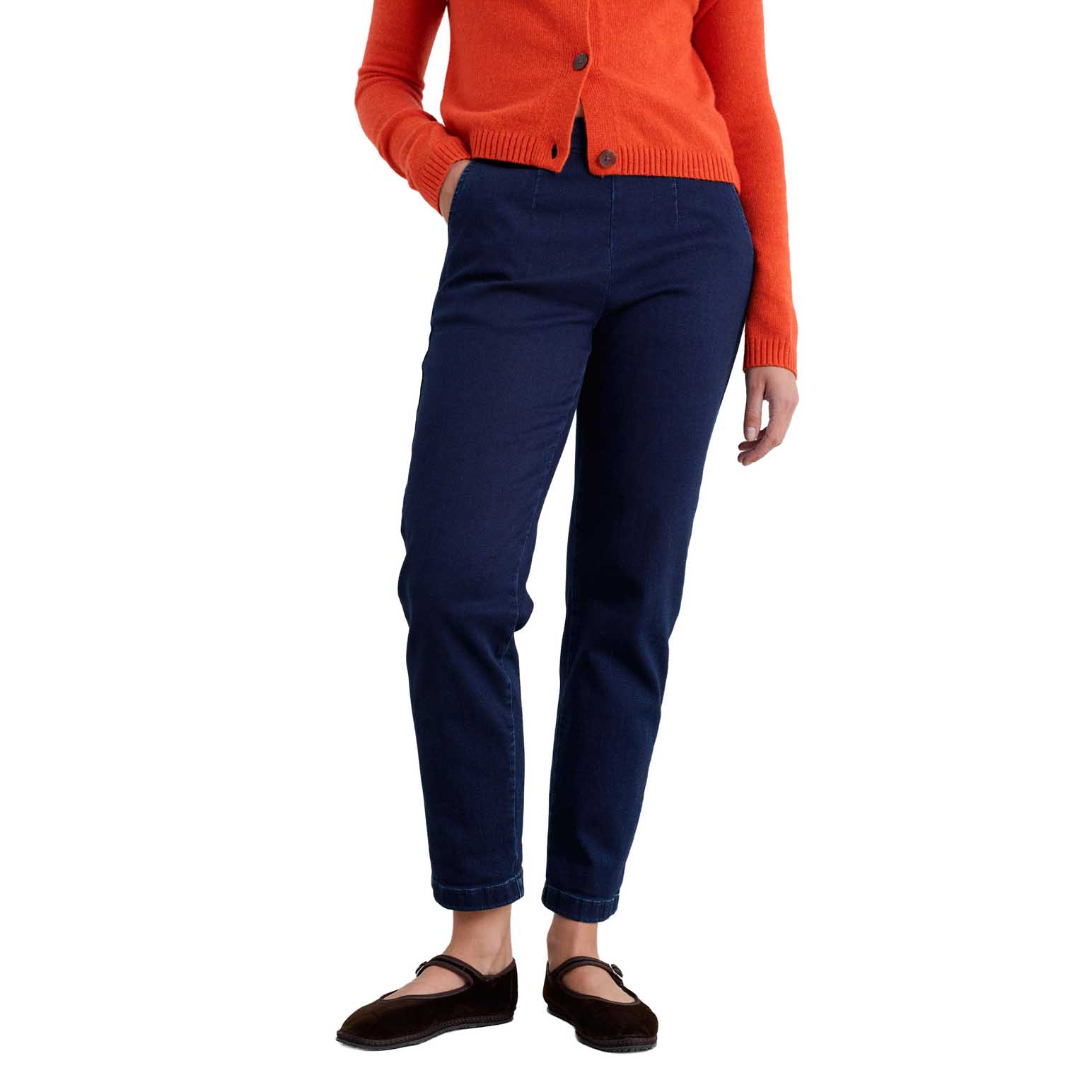 Seasalt Cornwall Waterdance Trouser Dark Indigo Wash